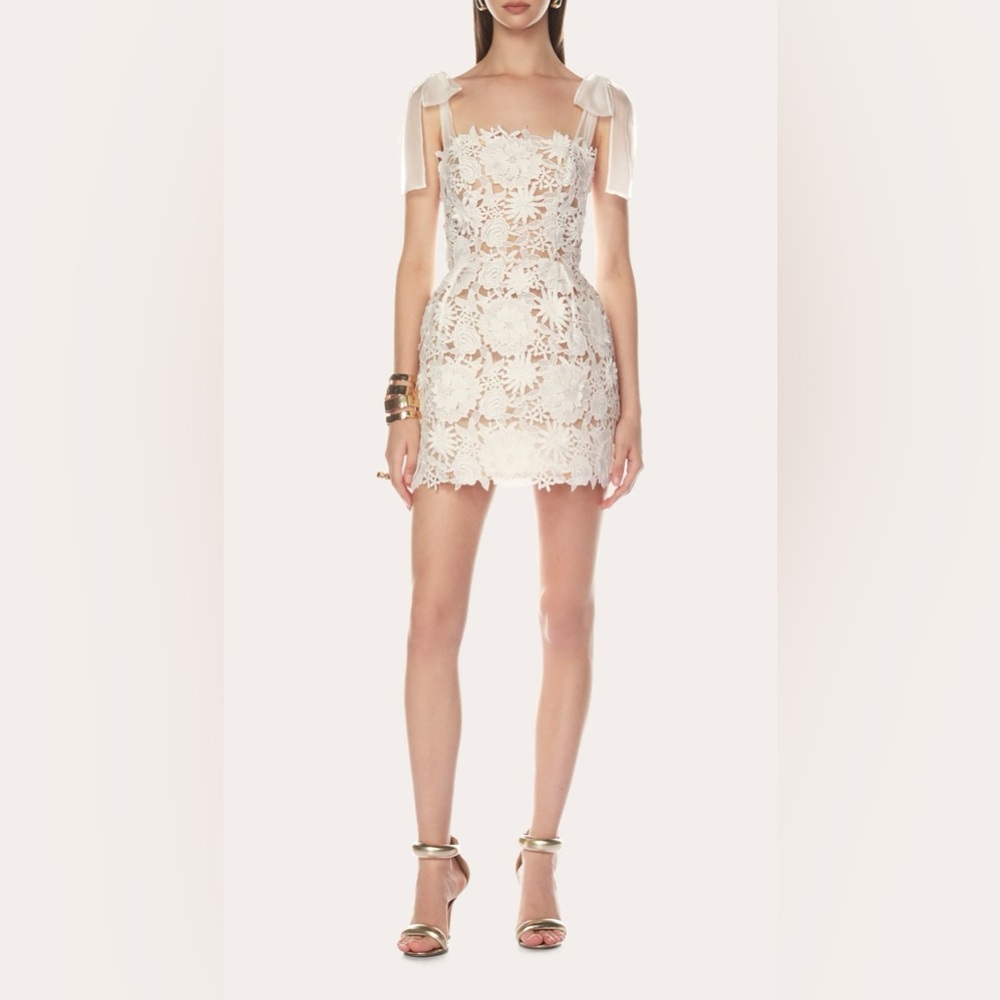 Bronx and Banco Maia Embroidered Floral Sleeveless Mini Dress Size XS Worn Once!